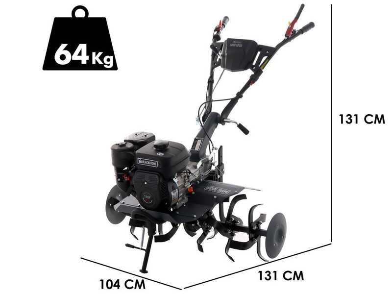 Motorhacke Blackstone MHG 1800 2+1 mit Benzinmotor von 212 ccm