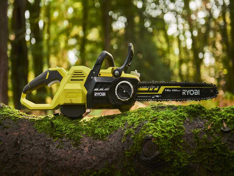 RYOBI BRUSHLESS RY36CSX35A-0 - Akku-Kettens&auml;ge MAX POWER 36V - Schwertl&auml;nge 35cm - OHNE AKKU UND LADEGER&Auml;T