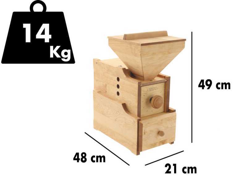 Getreidem&uuml;hle WIDU Universalm&uuml;hle Mod. 3 aus Birkenholz