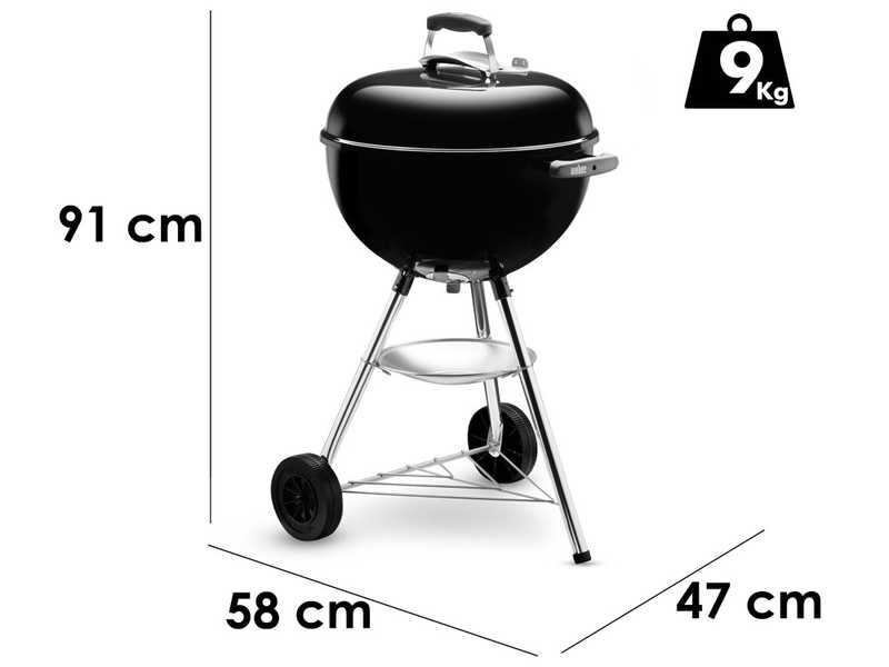 Weber Bar-B-Kettle - Holzkohlegrill - Grilldurchmesser 47cm