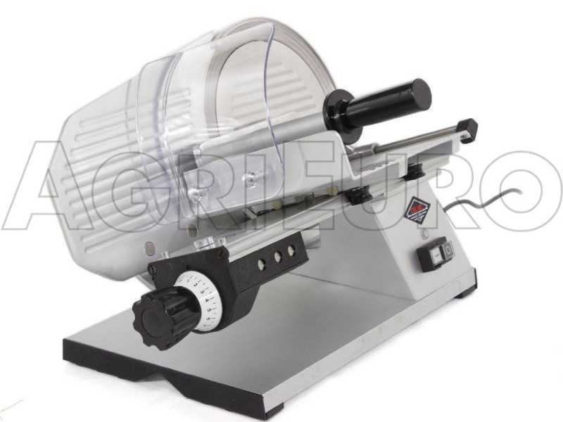 CELME TOP 250 Professionelle elektrische CE Aufschnittmaschine - aus eloxiertem Aluminium