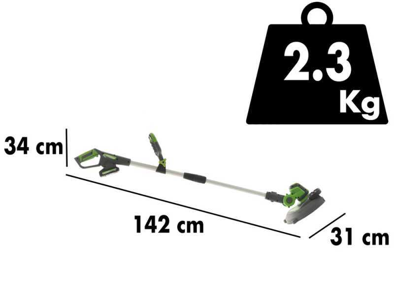 VERDEMAX TR20  - Akku-Rasentrimmer - Akku 20 V 2Ah