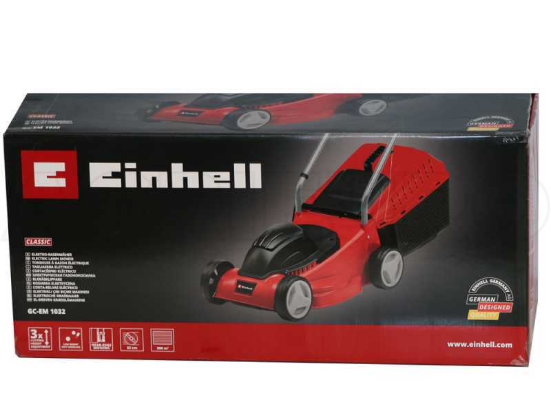 Einhell GC-EM 1032 - Elektro-Rasenm&auml;her - 1000W - Schnittbreite 32 cm