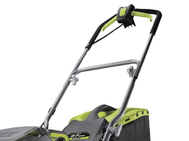 Ryobi Hybrid RY18LMH37A-225 - Akku Rasenm&auml;her - 2x36V/2.5Ah - Schnittbreite 37 cm