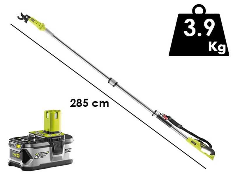 RYOBI Akku-Teleskop-Astschere RY18PLA-0 - 4Ah - 18V - Schnittdurchmesser max. 32 mm