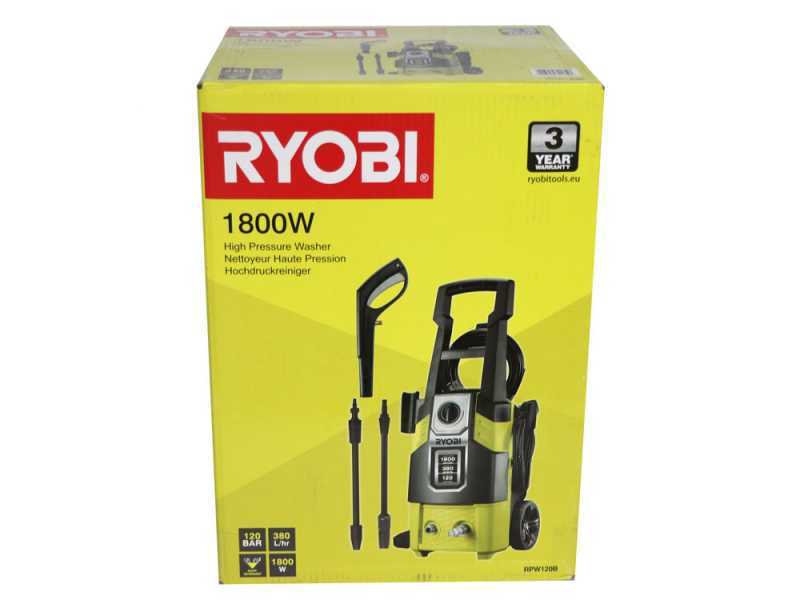 RYOBI RPW120B - Kaltwasser-Hochdruckreiniger - 1800W - 120 bar - 380 l/h