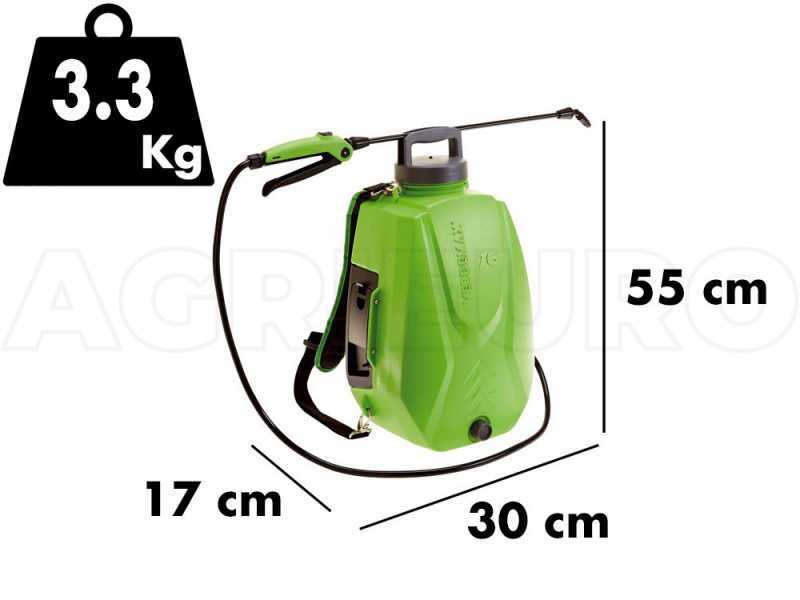 Akku-R&uuml;ckenspritze Verdemax FUTURA 16L Li-Io Akku 12 V, 2,5 Ah