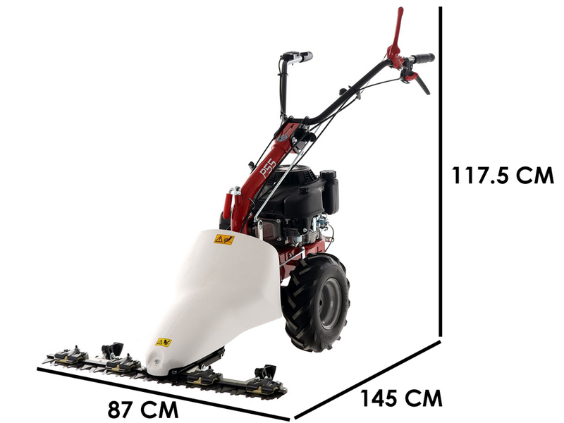 Benzin-Balkenm&auml;her P55 Eurosystems mit Loncin-Motor 196 ccm