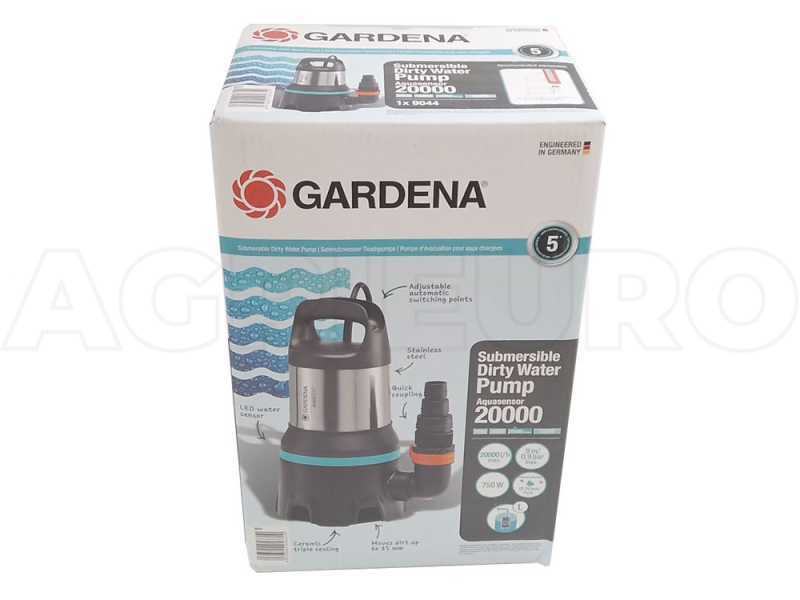 Schmutzwasser-Tauchpumpe Gardena 20000 Aquasensor art. 9044-20