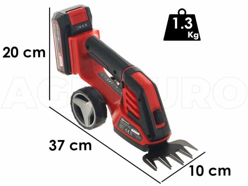 Einhell GE-CG 18/100 Li - Grasschere mit Schaft - SOLO - OHNE AKKU UND LADEGER&Auml;T