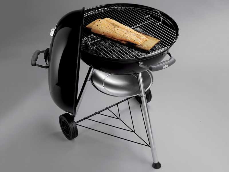 Weber Compact Kettle 57 - Holzkohlegrill - Grilldurchmesser 57 cm