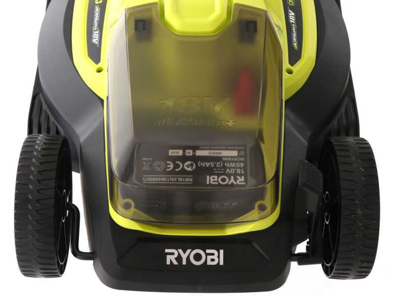 Akku-Rasenm&auml;her RYOBI RLM18C33B25 - 18V - 2,5Ah - Grasfangkorb (35 L) - Schnittbreite 33 cm