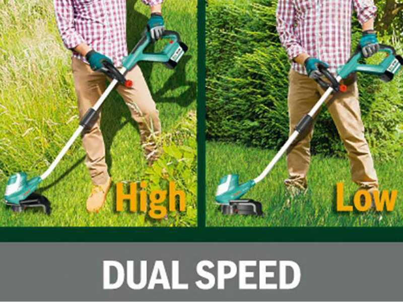 Bosch AdvancedGrassCut 36 Akku-Rasentrimmer - 36V/2Ah Lithium-Akku-Ladeger&auml;t und Akku enthalten