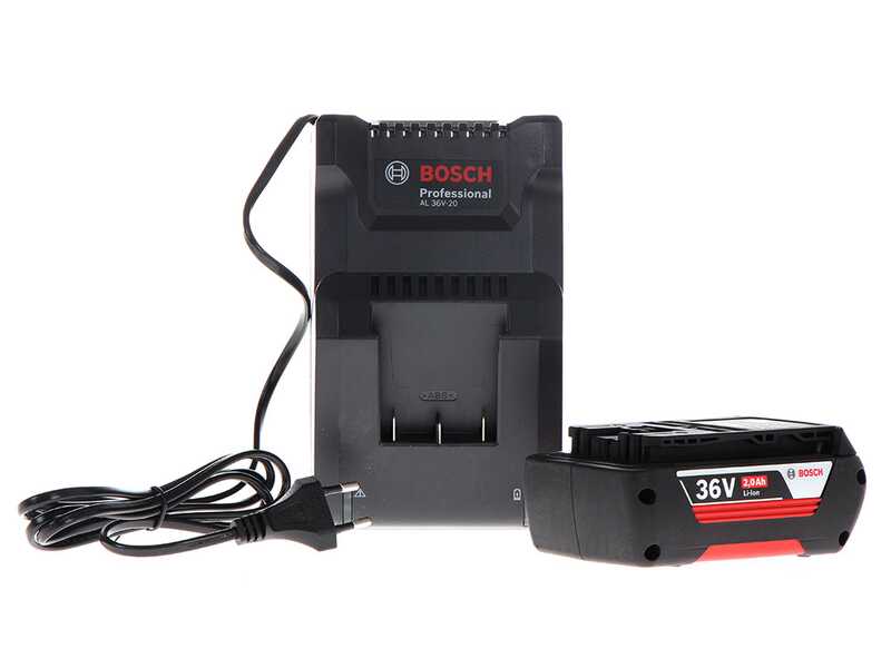 Bosch AdvancedGrassCut 36 Akku-Rasentrimmer - 36V/2Ah Lithium-Akku-Ladeger&auml;t und Akku enthalten