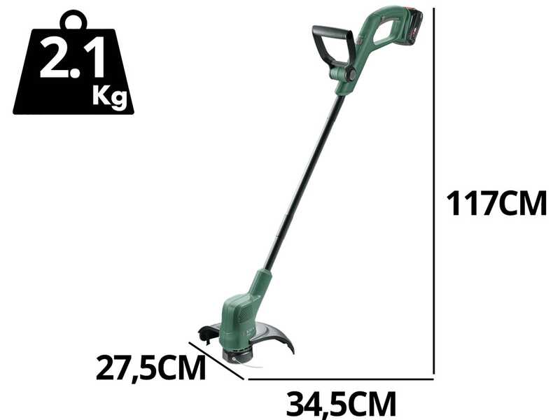 Bosch EasyGrassCut 18-260 - Akku-Rasentrimmer - 2x 18V 2Ah