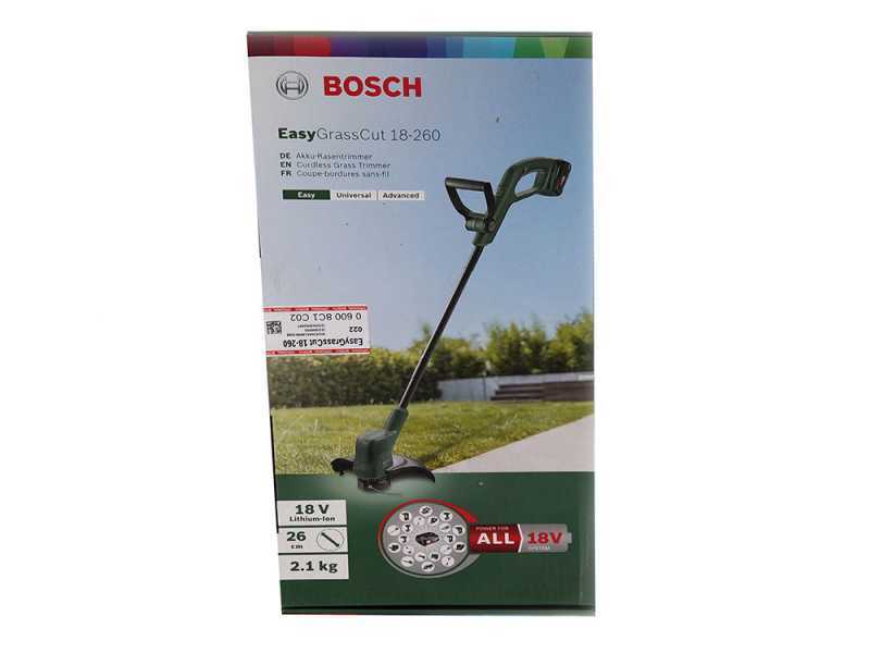 Bosch EasyGrassCut 18-260 - Akku-Rasentrimmer - AKKU UND LADEGER&Auml;T NICHT IM LIEFERUMFANG ENTHALTEN
