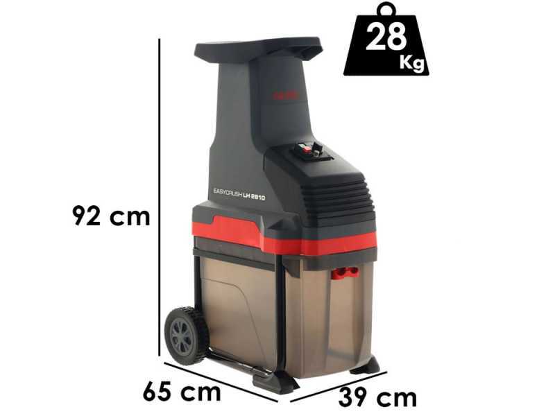AL-KO Easy Crush LH 2810 - Elektro H&auml;cksler  - Walzenschneidsystem - Schnittdurchmesser 42 mm