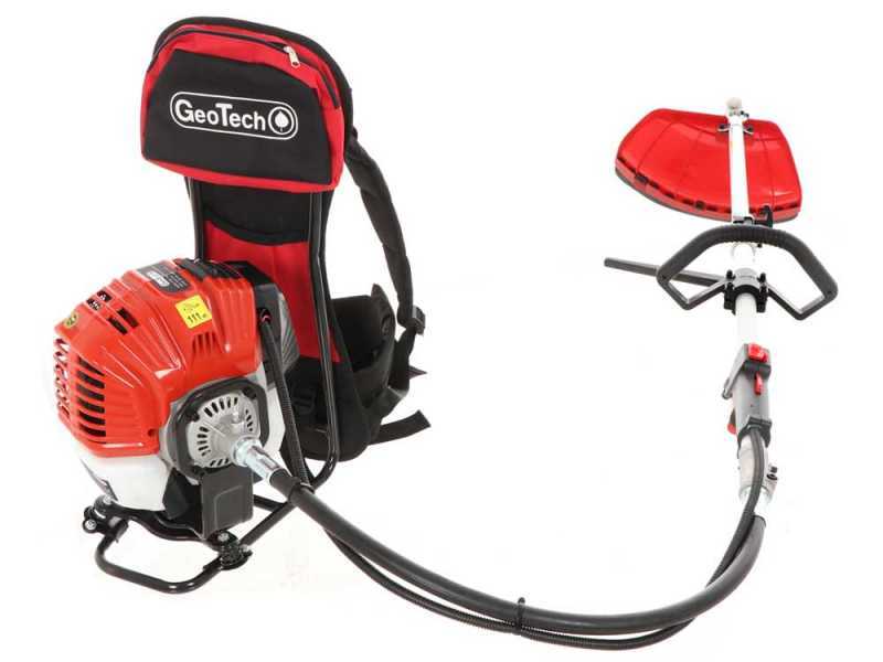 GeoTech GT-2 52 BP - 2-Takt-Rucksack-Motorsense, Astschere und Heckenschere - 52 ccm