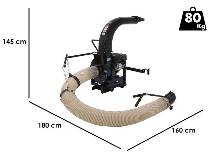 Benzin-Laubsauger BullMach Filla R - Rato-Motor 7 PS