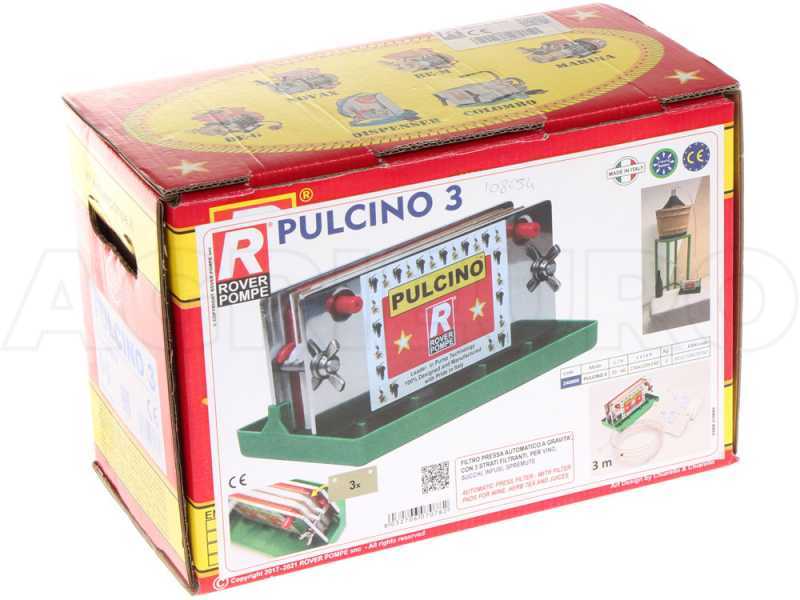 Rover Pulcino 3 - Schichtenfilter - Schwerkraftfilter f&uuml;r Wein
