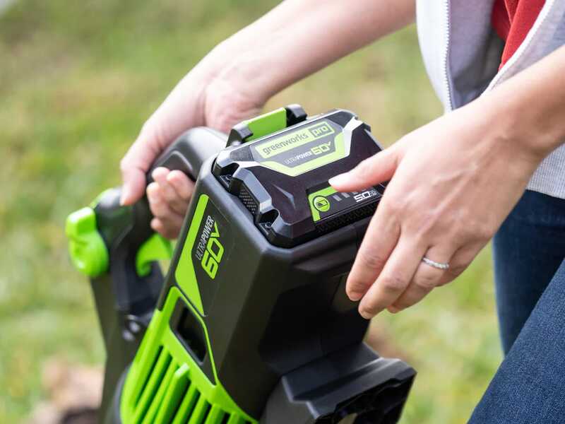 Axialer Akku-Laubbl&auml;ser Greenworks GD60AB - OHNE AKKU UND LADEGER&Auml;T
