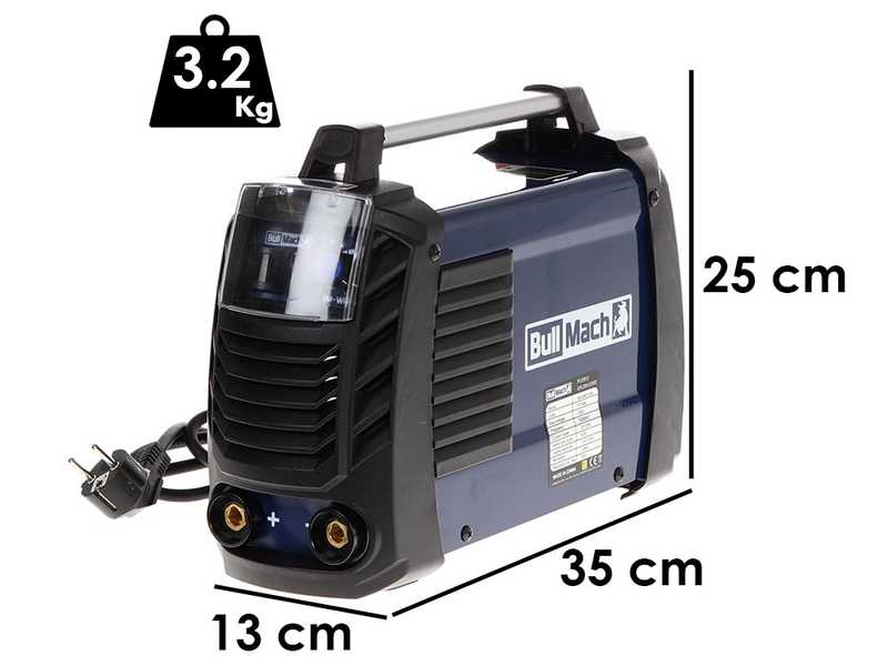 Inverter DC-Elektrodenschwei&szlig;ger&auml;t BullMach BM-WM 120N - 120A - mit MMA-Kit