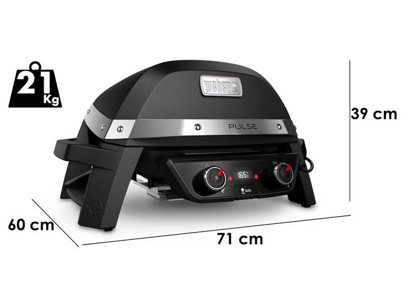Weber Pulse 2000 &ndash; Elektrogrill - Grillfl&auml;che 49x39 cm