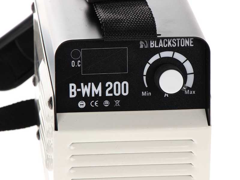 Inverter DC-Elektrodenschwei&szlig;ger&auml;t Blackstone B-WM 200 - 200 A - mit MMA-Kit