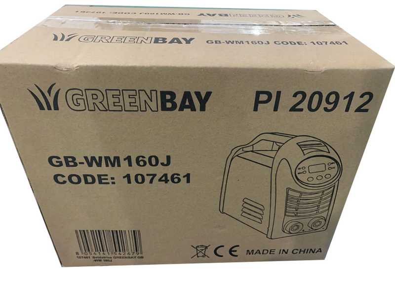 Inverter DC-Elektrodenschwei&szlig;ger&auml;t GREENBAY GB-WM 160J - 160A - mit MMA-Kit