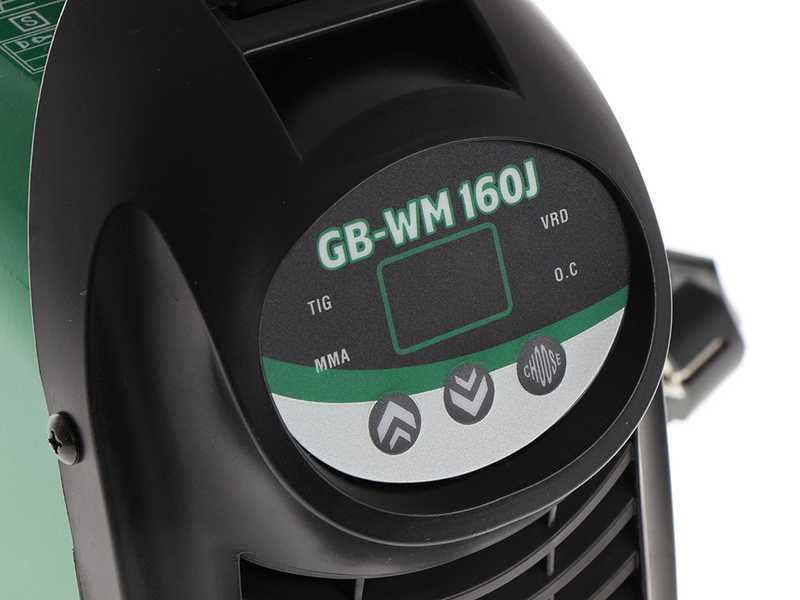 Inverter DC-Elektrodenschwei&szlig;ger&auml;t GREENBAY GB-WM 160J - 160A - mit MMA-Kit