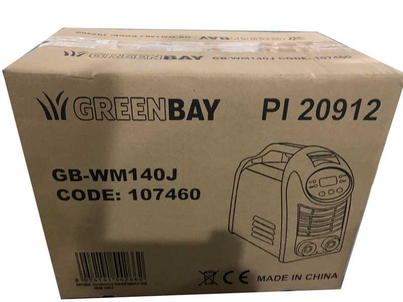 Inverter DC-Elektrodenschwei&szlig;ger&auml;t GREENBAY GB-WM 140J - 140A - mit MMA-Kit