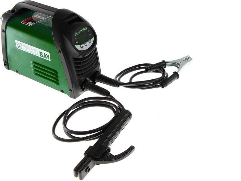 Inverter DC-Elektrodenschwei&szlig;ger&auml;t GREENBAY GB-WM 180J - 180A - mit MMA-Kit