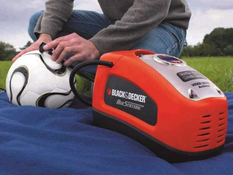 Black + Decker ASI300 - Kompressor Pumpstation - QS  11 bar - tragbar und &ouml;lfrei