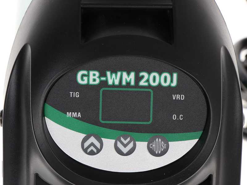 Inverter DC-Elektrodenschwei&szlig;ger&auml;t GREENBAY GB-WM 200J - 200A - mit MMA-Kit