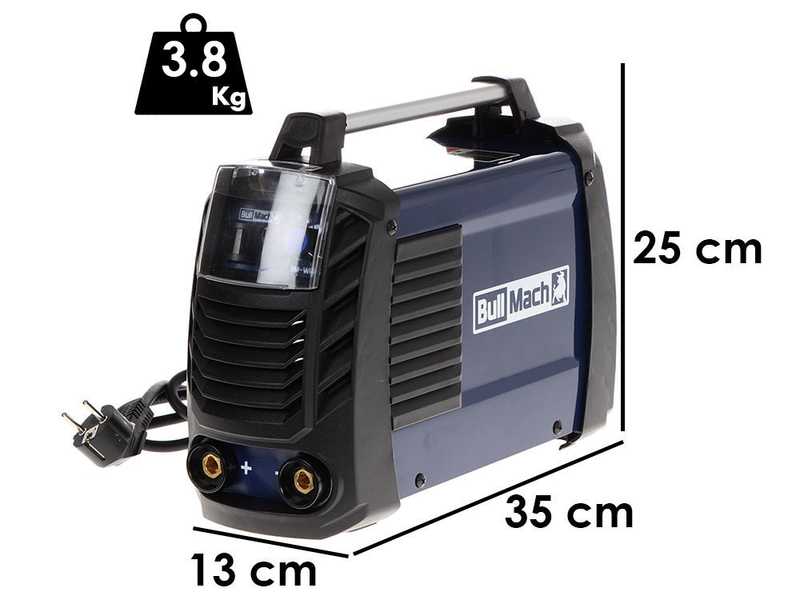 Inverter-DC-Elektrodenschwei&szlig;ger&auml;t BullMach BM-WM 180N - 180A - mit MMA-Kit