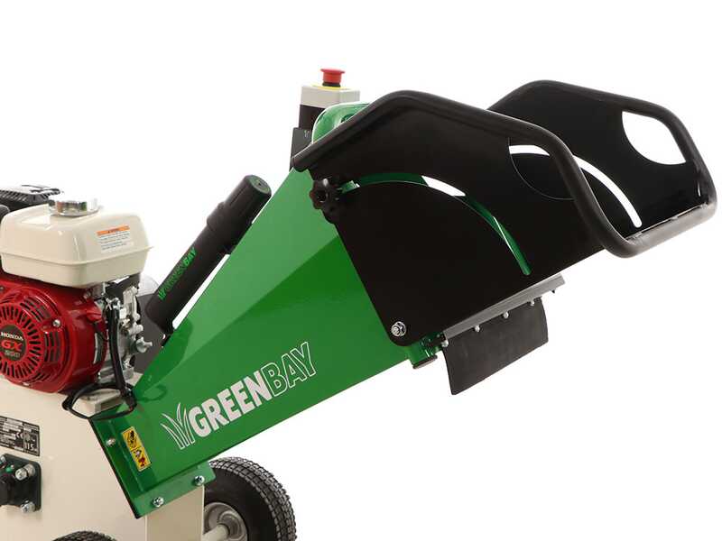 GreenBay GB-WRC 100 H - Profi H&auml;cksler mit Verbrennungsmotor - 6,5 PS Honda GX200 Motor
