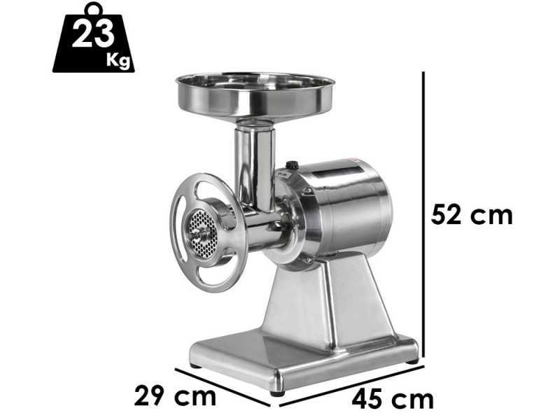 FIMAR TC22SN - Elektrischer Fleichwolf - Schneideeinheit aus Aluminium - 400V