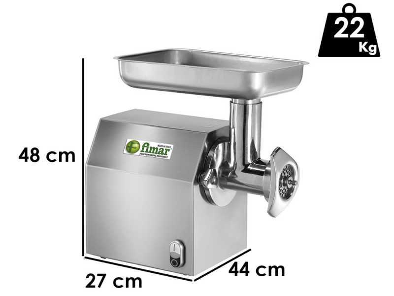 FIMAR TC 12C - Elektrischer Fleischwolf  -  Schneideeinheit aus Aluminium - 400V