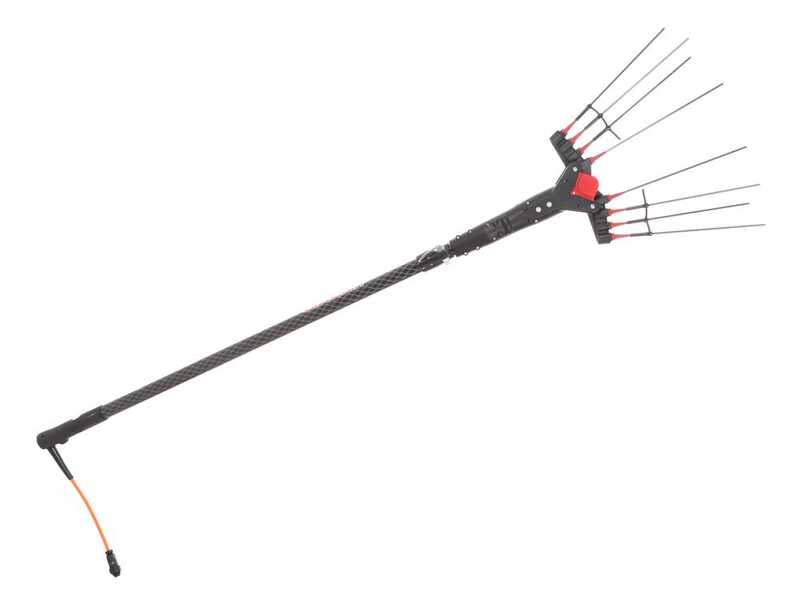 Autobatteriebetriebener Olivenr&uuml;ttler Castellari Vertigo Carbon L 30V - 240 / 320 cm