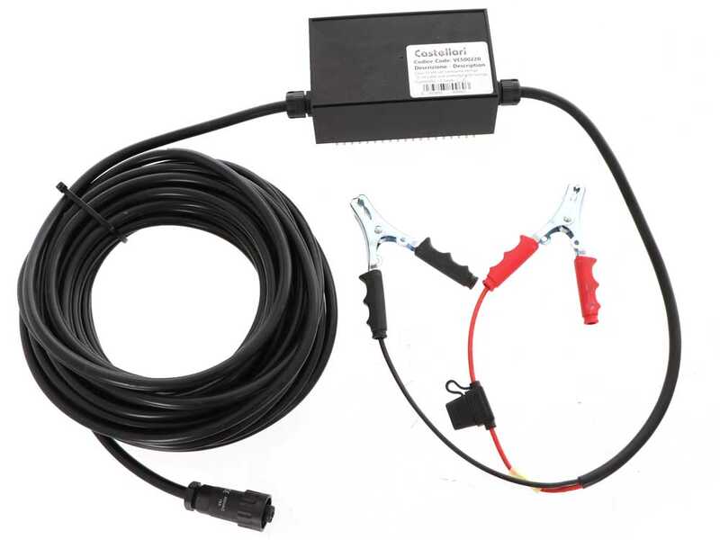 Autobatteriebetriebener Olivenr&uuml;ttler Castellari Vertigo Carbon L 30V - 240 / 320 cm