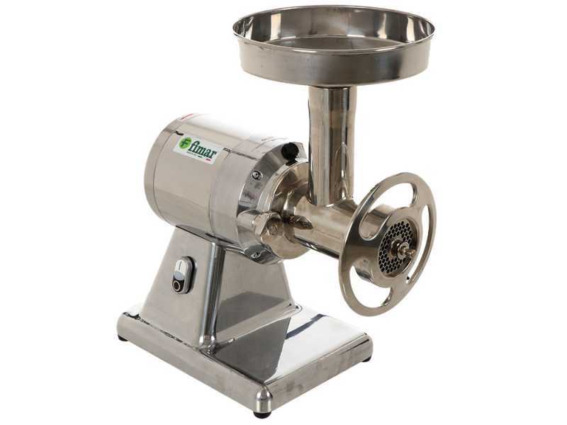FIMAR TC22TE - Elektrischer Fleischwolf - Schneideeinheit aus Edelstahl - 230 V