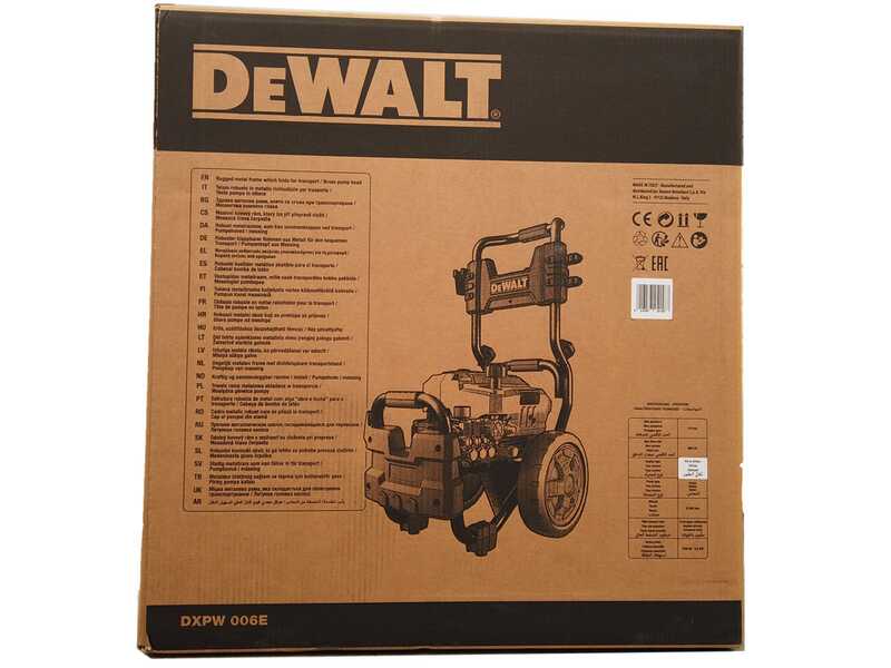 DeWalt Hochdruckreiniger DXPW 006E- Dreiphasig 170 bar max- F&ouml;rdermenge 900L/H