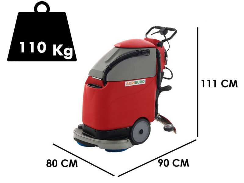 Scheuersaugmaschine Agrieuro U.T. LP-450-B - Akku-Bodenreinigungsmaschine