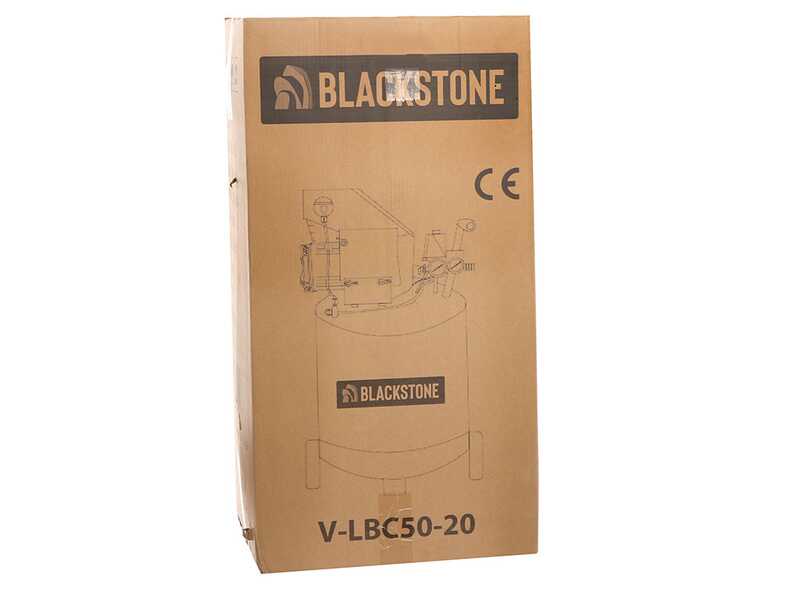 BlackStone V-LBC 50-20 - Elektrischer Kompressor - Tank 50 Liter - Druck 8 bar