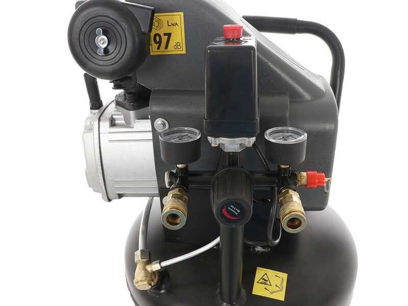 BlackStone V-LBC 50-20 - Elektrischer Kompressor - Tank 50 Liter - Druck 8 bar