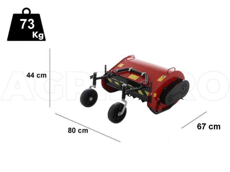 Mulcher f&uuml;r Einachsschlepper schwere Eins&auml;tze 70 cm f&uuml;r Einachsschlepper mit 2 R&auml;dern mindestens 10 PS