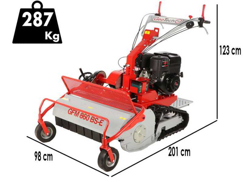 GeoTech-Pro GFM 860 BS-E - Hochgrasm&auml;her mit Hammerwerk - B&amp;S XR2100