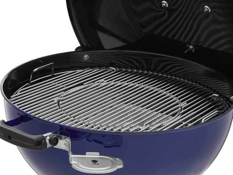Weber Master Touch GBS C-5750 Deep Ocean Blue Holzkohlegrill - Durchmesser Grill 57cm