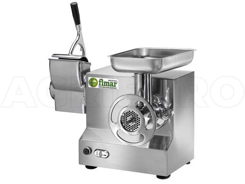 FIMAR TC22AT - Elektrischer Fleischwolf - mit integrierter Hartk&auml;sereibe - Edelstahl-Schneideeinheit - 400V
