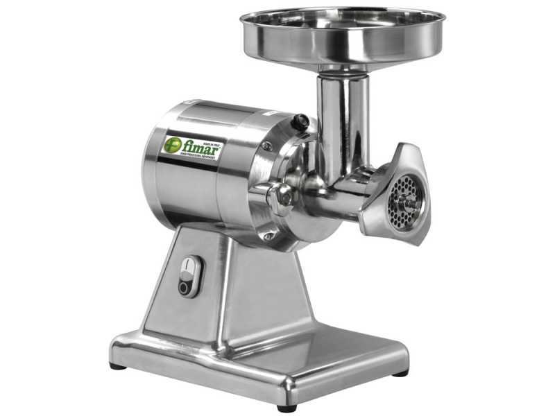 FIMAR TC12TS - Elektrischer Fleischwolf - Aluminium - Schneideeinheit aus Aluminium - Einphasig - 230 V